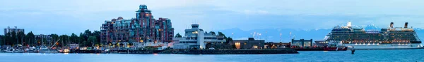 Victoria Canada September 2017 Inner Harbor Panorama — Photo