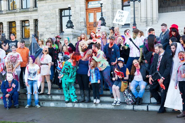 Victoria Canada May Victoria Largest Parade Attracting Well 100 000 — Stock Photo, Image