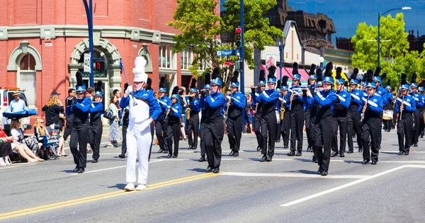 Victoria Canadá Mayo Desfile Más Grande Victoria Que Atrae Más — Foto de Stock