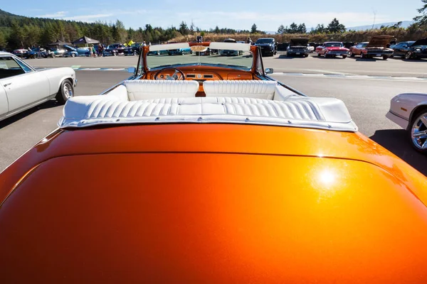 Exposição Automóveis Luxo Vintage Desportivos — Fotografia de Stock