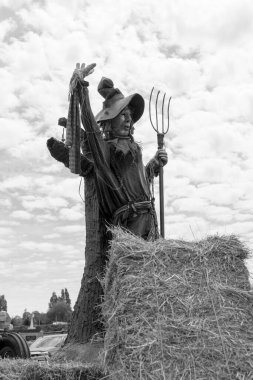 Victoria Kanada - 22 Mayıs 17: Douglas Caddesi boyunca Victoria Günü Geçit Töreni 'ni bekleyen bir şamandırada 