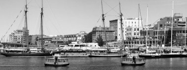 Victoria B.C. Canada September 11, 2017: Inner Harbor Panorama