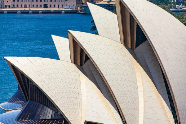 Sydney Nsw Austrália Dezembro 2018 Vista Elevada Famosa Sydney Opera — Fotografia de Stock