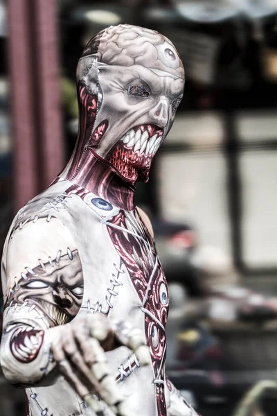 Victoria Canada Oct 2017 Zombies Nemen Stad Victoria Tijdens Zombie — Stockfoto