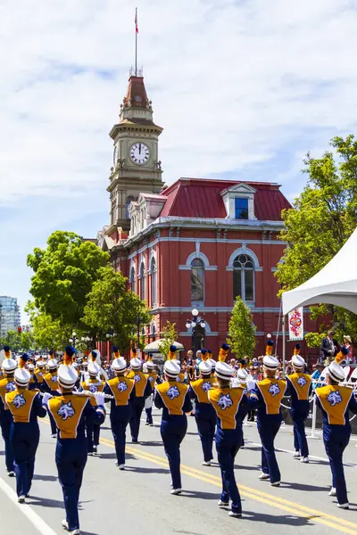 Victoria Canada Květen Viktoriin Největší Průvod Přilákání Více Než 100 — Stock fotografie