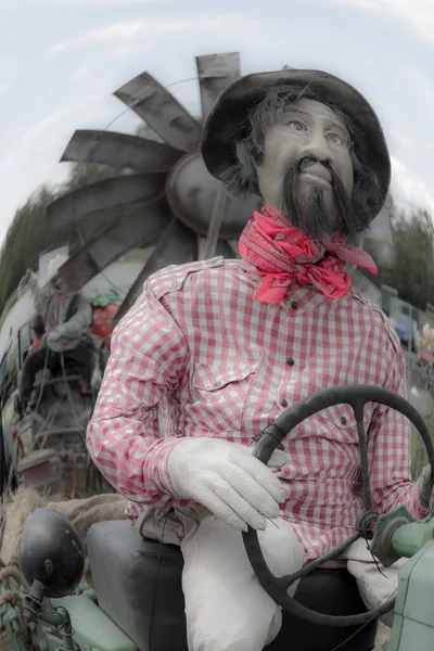 Victoria Canada Mei Een Boer Marionet Een Praalwagen Afwachting Van — Stockfoto