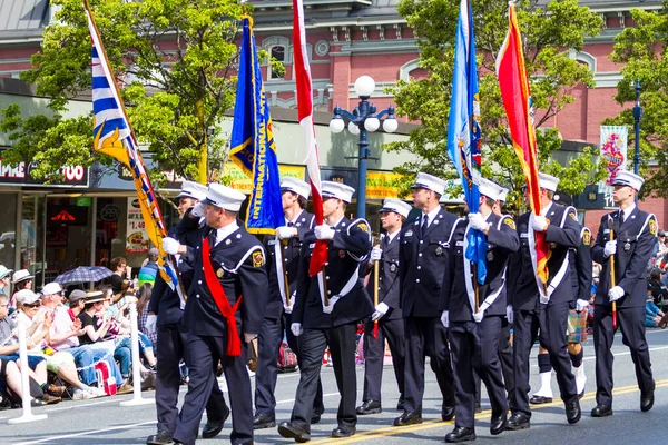 Victoria Canada Maio Maior Desfile Victoria Atraindo Mais 100 000 — Fotografia de Stock