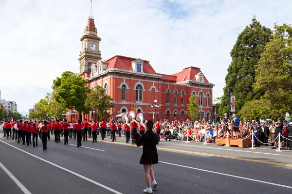 Victoria Canada Mei Victoria Grootste Parade Het Aantrekken Van Meer — Stockfoto