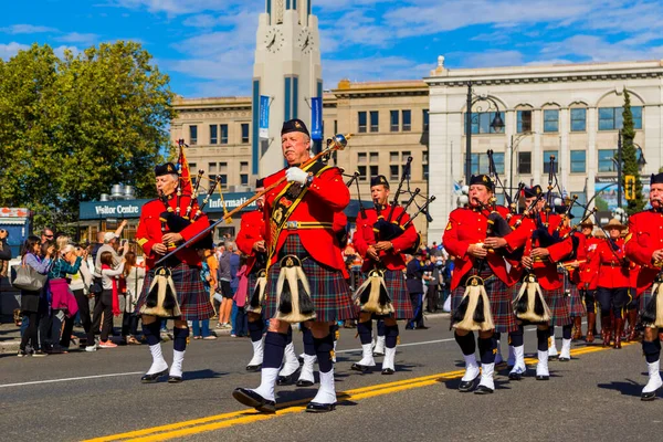 September 2017 Jahresmarsch Des British Columbia Law Enforcement Memorial Service — Stockfoto