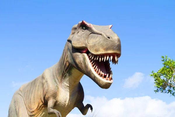 Dinosaurio Con Una Gran Boca Dientes Blancos — Foto de Stock