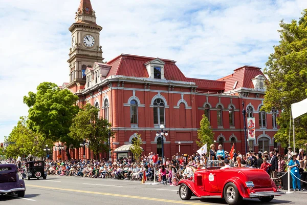 Victoria Canada Toukokuu Victorian Suurin Paraati Houkuttelee Reilusti Yli 100 — kuvapankkivalokuva