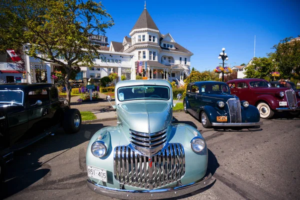 Victoria Canada Aug 2017 Екзотичні Автомобілі Імпорту Виставлені Щорічному Автосалоні — стокове фото