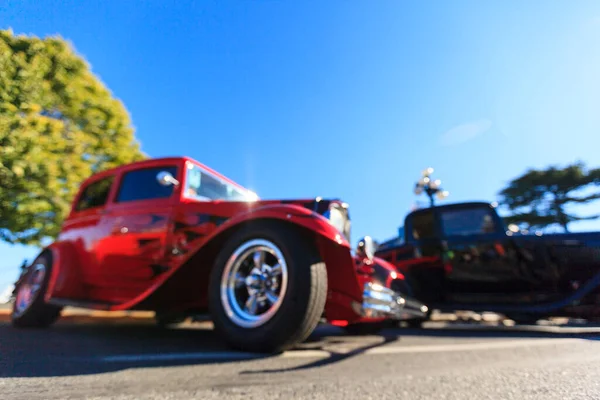 Szeged Ungarn August 2021 Das Festival Der Hinteren Oldtimer Einschließlich — Stockfoto