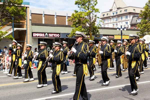 Victoria Canadá Mayo Desfile Más Grande Victoria Que Atrae Más — Foto de Stock