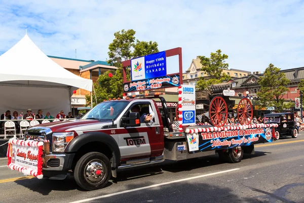 Victoria Canada Mei Victoria Grootste Parade Het Aantrekken Van Meer — Stockfoto