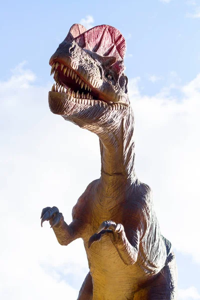 Primer Plano Una Estatua Dragón — Foto de Stock