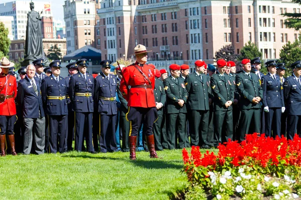 Září 2017 British Columbia Law Enforcement Memorial Service Výroční Pochod — Stock fotografie