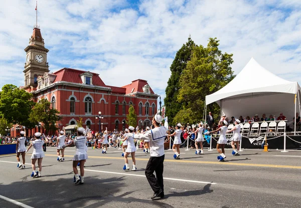 Victoria Canada Mei Victoria Grootste Parade Het Aantrekken Van Meer — Stockfoto