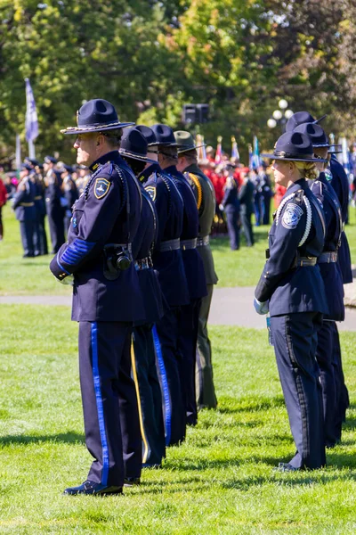 Září 2017 British Columbia Law Enforcement Memorial Service Výroční Pochod — Stock fotografie