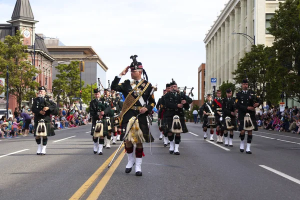 Victoria Canada Mei Victoria Grootste Parade Het Aantrekken Van Meer — Stockfoto