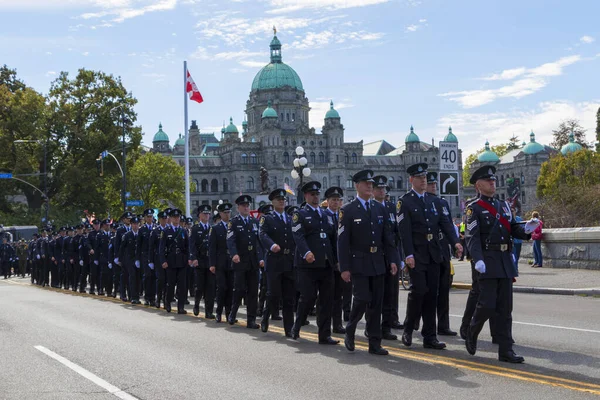 Septiembre 2017 Marcha Anual Del Servicio Conmemorativo Aplicación Ley Columbia — Foto de Stock