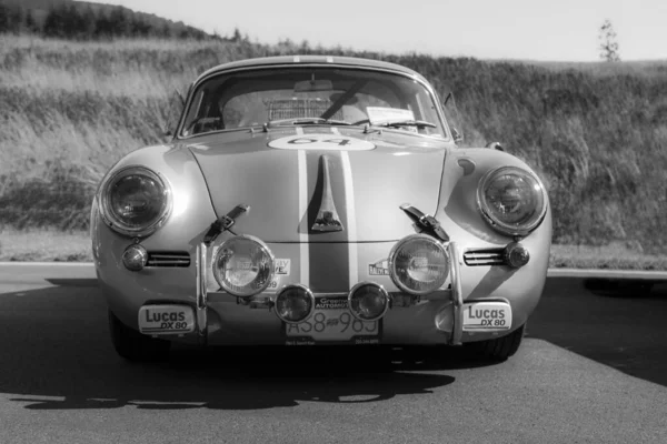 Exposição Automóveis Luxo Vintage Desportivos — Fotografia de Stock