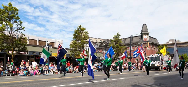Victoria Canada Mei Victoria Grootste Parade Het Aantrekken Van Meer — Stockfoto
