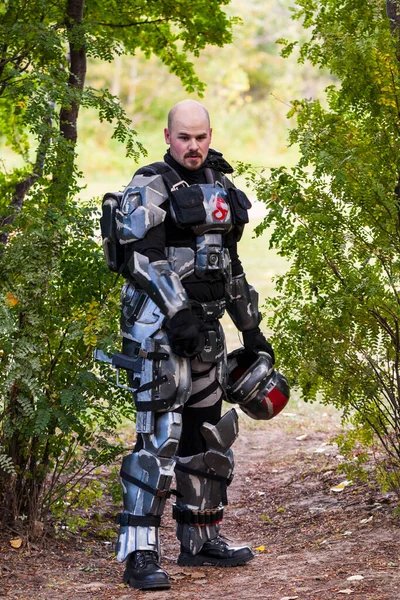 Calgary Canada September 2014 Illustrative Cosplayer Dressed One Halo Character — ストック写真