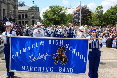 Victoria, British Columbia, 17 Haziran 2019: Victoria, Kanada 'da AID etkinliği
