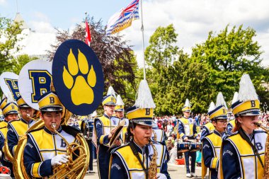 Victoria, British Columbia, 17 Haziran 2019: Victoria, Kanada 'da AID etkinliği
