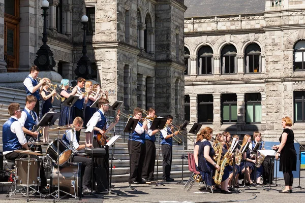 Victoria Colombie Britannique Juin 2019 Événement Sur Aide Humanitaire Victoria — Photo