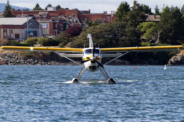 Victoria Canada Jun 2019 Harbor Air Float Plane Inner Harbor — Stock Fotó