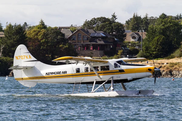 Victoria Canada Jun 2019 Harbor Air Float Plane Inner Harbor — Fotografia de Stock