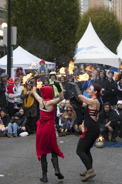 Victoria Canada Mai Cea Mai Mare Paradă Victoriei Atragerea Peste — Fotografie, imagine de stoc