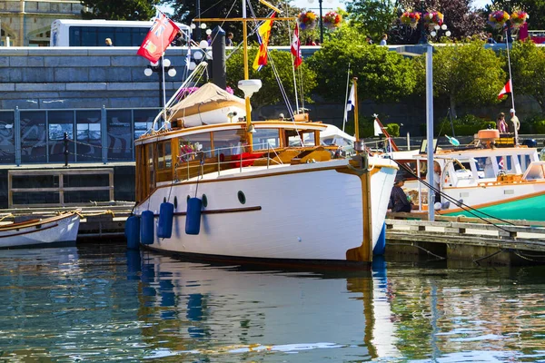 Victoria Kanada Szeptember 2017 Éves Victoria Classic Boat Festival — Stock Fotó
