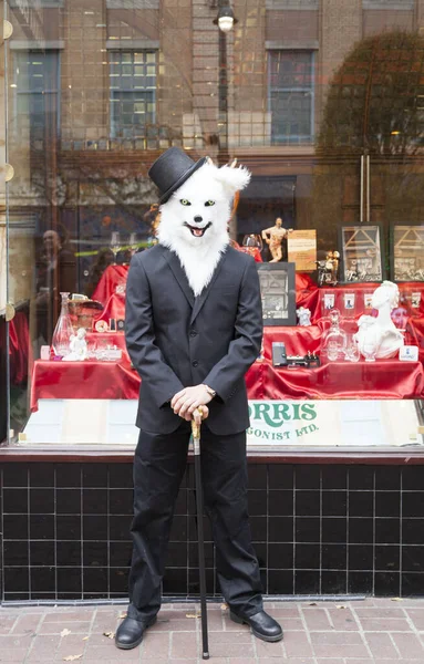 Victoria Canada Oct Cadılar Bayramı Nda Neşeli Yaratıcı Kostümler Giyen — Stok fotoğraf