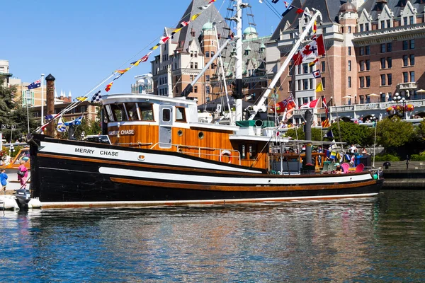 Victoria Canadá Setembro 2017 Festival Anual Barco Clássico Victoria — Fotografia de Stock