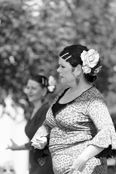 Victoria Flamenco Festival Vrouwen Dansen Het Podium Victoria Canada — Stockfoto
