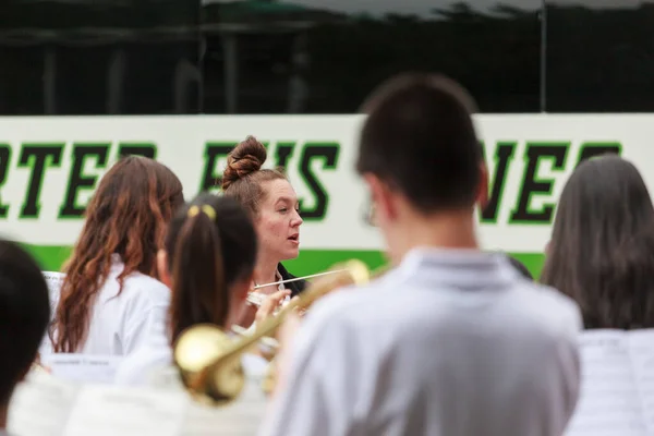 Victoria Kolumbia Brytyjska Czerwca 2019 Ludzie Imprezie Aid Victoria Kanada — Zdjęcie stockowe