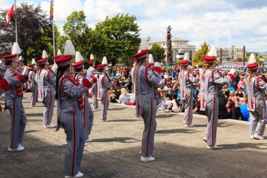 Victoria, British Columbia, 17 Haziran 2019: Victoria, Kanada 'da AID etkinliği