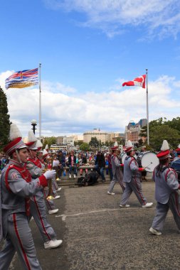 Victoria, British Columbia, 17 Haziran 2019: Victoria, Kanada 'da AID etkinliği