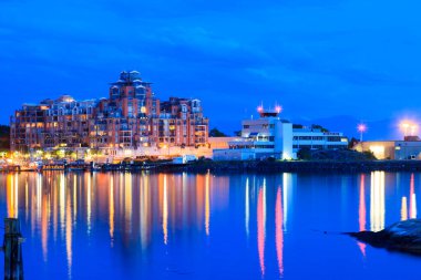 Victoria British Columbia Canada - December 2 2017: The city is decorated for Christmas.