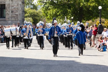 Victoria, British Columbia, 17 Haziran 2019: Victoria, Kanada 'da AID etkinliği