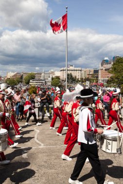 Victoria, British Columbia, 17 Haziran 2019: Victoria, Kanada 'da AID etkinliği