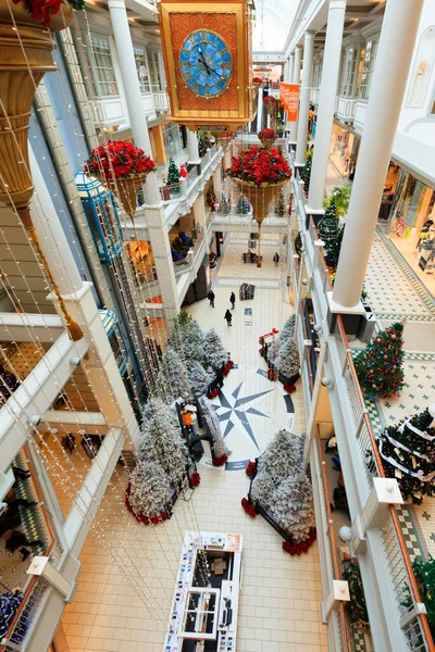 Victoria Canada November 2016 View Christmas Bay Center Arcade Shopping — Foto de Stock