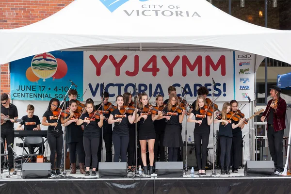 Victoria Colombie Britannique Juin 2019 Événement Sur Aide Humanitaire Victoria — Photo