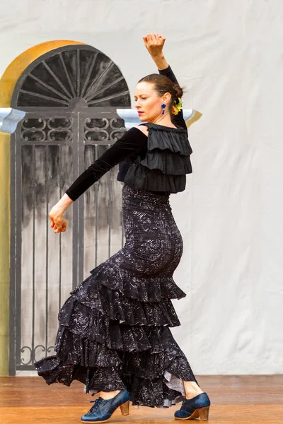 Victoria Flamenco Festival Donne Che Ballano Sul Palco Victoria Canada — Foto Stock