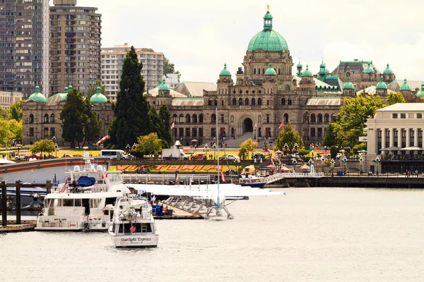 Plan Panoramique Édifice Parlement Colombie Britannique Victoria Colombie Britannique Canada — Photo