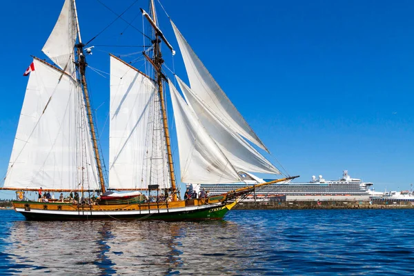 Victoria Canadá Septiembre 2016 Festival Anual Barcos Clásicos Victoria Atraer —  Fotos de Stock