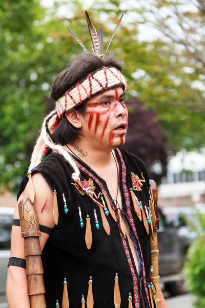 Victoria Kanada Jun 2016 Tänzer Der First Nation Ureinwohner Treten — Stockfoto